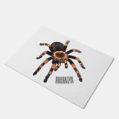 タランチュラ漫画イラストレーション ドアマット (アングル)