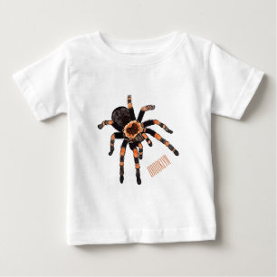 タランチュラ漫画イラストレーション ベビーTシャツ