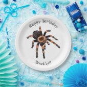 タランチュラ漫画イラストレーション ペーパープレート (パーティー)