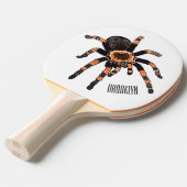 タランチュラ漫画イラストレーション 卓球ラケット (正面アングル)