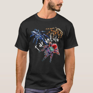 タランチュラ・ブルー/レッド/オレンジ/ブラック・タランチュラ・クモ Tシャツ