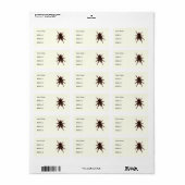 タランチュラ ラベル (フルシート)