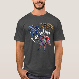 タランチュラ(青)/赤/オレンジ/黒のタランチュラ(クモ)T Tシャツ