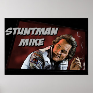 タランティーノの死の証拠 – Stuntman Mike Tri-blend ポスター