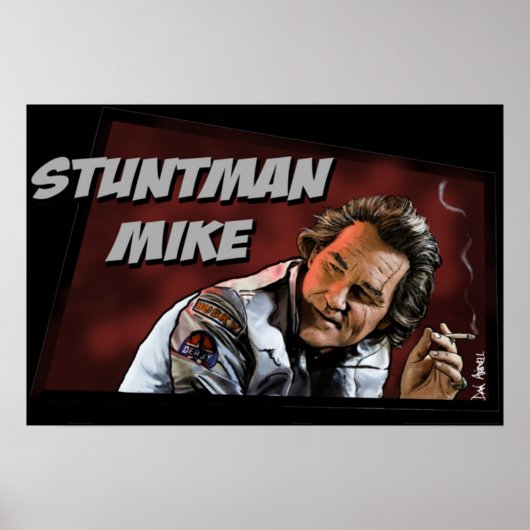 タランティーノの死の証拠 – Stuntman Mike Tri-blend ポスター (正面)