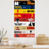 タランティーノフィルモグラフィー ポスター (キッチン)