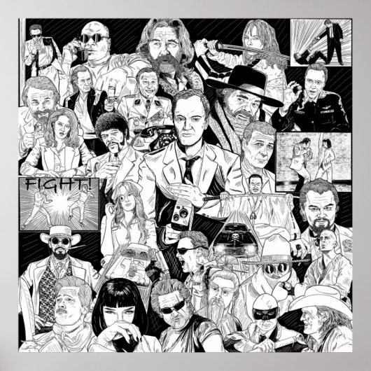 タランティーノ ポスター (正面)