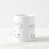 タランペプチド名mug コーヒーマグカップ (中央)