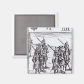 タラード元帥その他のフランスの将軍 マグネット (正面/裏面)