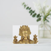 タラ仏の仏教の女神のヨガのチベットの芸術の平和 名刺 (スタンド正面)