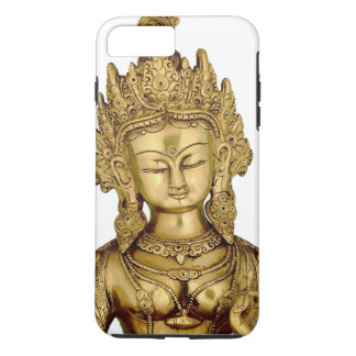 タラ仏の仏教の女神のヨガのチベットの芸術の平和 iPhone 8 PLUS/7 PLUSケース