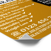 タラ肝油健康食品広告店 ポスター (角)