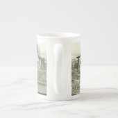 タラ骨灰磁器のマグのビット、バーミンガムのスカイライン ボーンチャイナマグカップ (裏面)