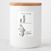 タラ魚フィレ製品ラベル フードラベル (正面)