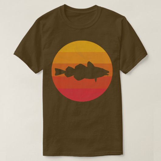 タラ魚 Tシャツ (デザイン正面)