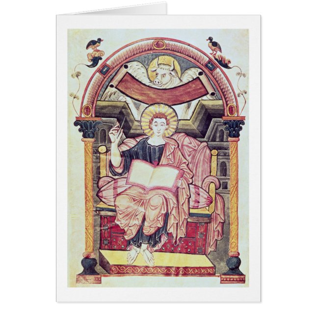 タラ22。f.85v St Luke Trevesからの福音伝道者、 (正面)