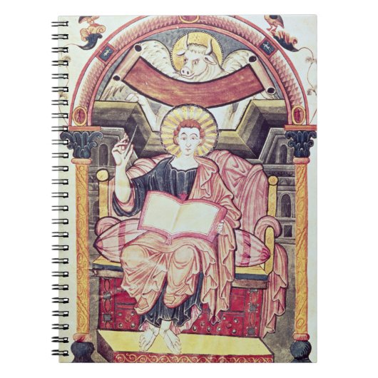 タラ22。f.85v St Luke Trevesからの福音伝道者、 ノートブック (正面)