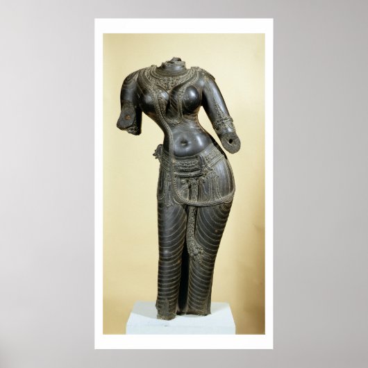 タラ、ナランダ、ビハール、パラ王朝(石) ポスター (正面)