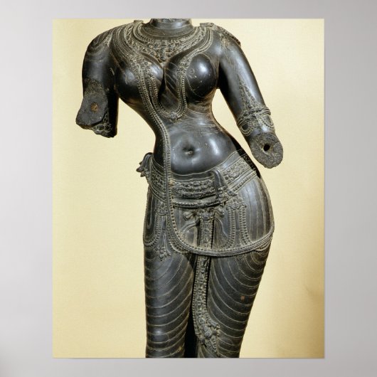 タラ、ナランダ、ビハール、パラ王朝（石） ポスター (正面)