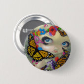 "タラ"ボタン 缶バッジ (正面&裏面)