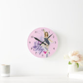 タラ：飛べるよ ラウンド壁時計 (ホーム)