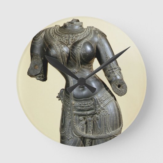 タラ、Nalanda、ビハール州のPalaの王朝(石) ラウンド壁時計 (正面)