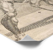 タラI.6.2.5 Fechtbuch, 16.Jh.2. und 3.V. ポスター (角)