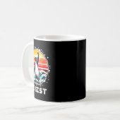 タリおもしろいに抗議するペンギン コーヒーマグカップ (正面左)