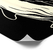 タリおもしろいに抗議するペンギン ポスター (角)