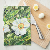 タリアのウィンドフラワー –  キッチンタオル (四つ折り)