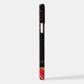 タリアビューティフルブラックウーマンアーポップ・アートのトスタイル iPhoneケース (右側面)