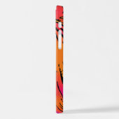 タリアビューティフルブラックウーマンアーポップ・アートのトスタイル iPhoneケース (左側面)