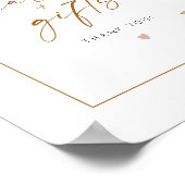 タリアボヘミアンテラコッタアーチカード&ギフトサイン ポスター (角)