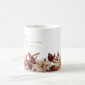 タリアボヘミアンテラコッタフローラエスト。 コーヒーマグカップ (中央)