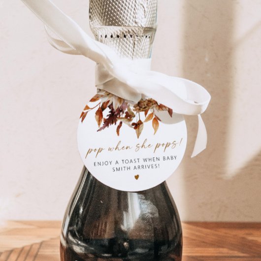 タリアボヘミアンテラコッタポップ・アートのフローラとき彼女のポップ フェイバータグ