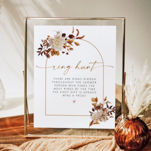 タリアボホテラコッタアーチリングや輪狩りブライダルシャワー ポスター