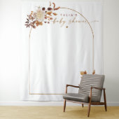 タリア ボヘミアンテラコッタアーチ ベイビーシャワーウェルカム タペストリー (インサイチュ)