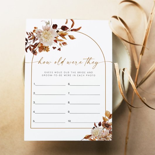 タリア ボーホー ドライ フラワル ハウ オールド ヴェア ゼイ ゲーム 招待状