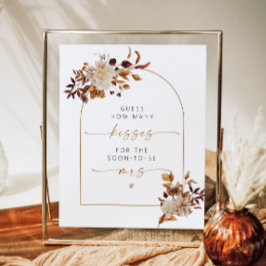 タリア ボーホー 秋 キッス数 ブライズシャワー ポスター