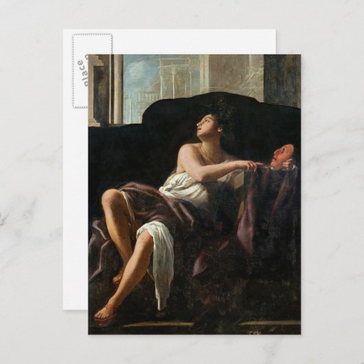 タリア、喜劇のムーサ ポストカード (正面/裏面)