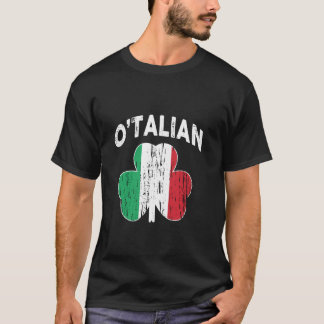 タリイタリアンアンイタリア国旗Italiaロおもしろいシャツ Tシャツ
