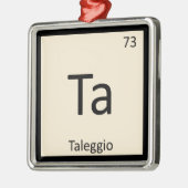 タリウム - タレッジョチーズ化学周期表 メタルオーナメント (左)
