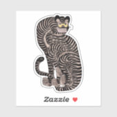 タリスマンの虎 シール (シート)