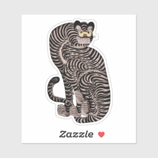 タリスマンの虎 シール (シート)