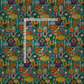 タリスマンズビリディアン ファブリック (タイル)