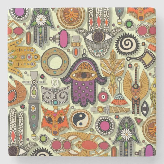 タリスマンズ甘露コースター ストーンコースター (正面)