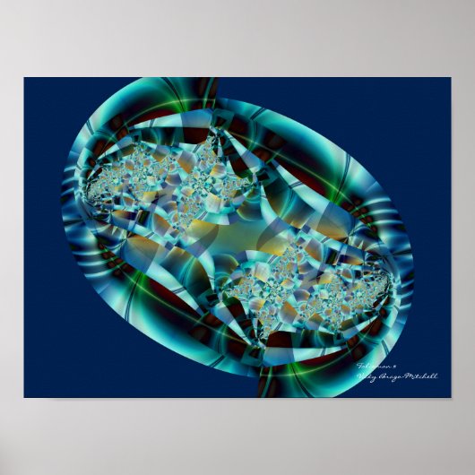 タリスマン2抽象芸術アート ポスター (正面)