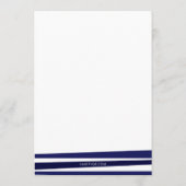 タリットバー（ユダヤ教の）バル・ミツバー計画 プログラム (裏面)