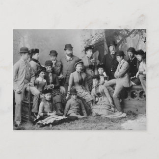 タリナアレクサンドラファミリーヘッセイギリスロシア1882 ポストカード