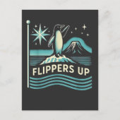 タリフおもしろいェに対するペンギンの抗議 シーズンポストカード (正面)